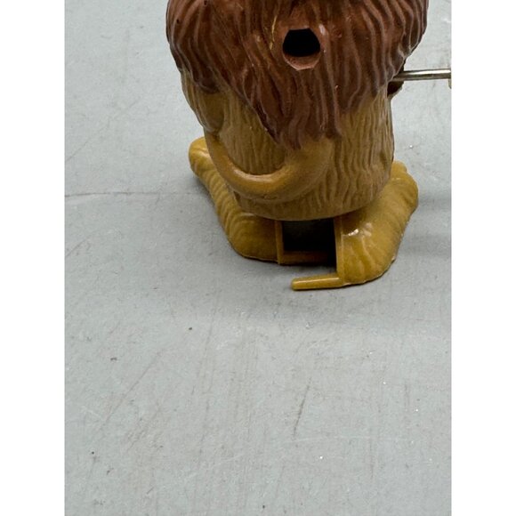 Vintage Wind-Up Tin Lion Toy With Brown Mane & Movable Parts wizard of OZ READ - Picture 7 of 13